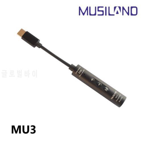 Musiland MU3 type-c portable digital headphone amplifier decoder sound card audio decoding for mobile phone ,computer