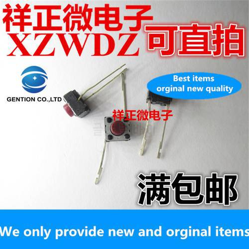 50pcs 100% orginal new Japan x6x5 tact switch Panasonic 6MM key switch EVQ22705R red head 2 pin position