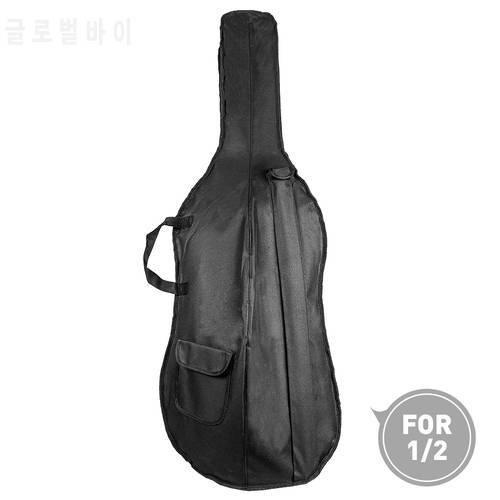 1/2 Cello Bag W/ Shoulder Straps Portable Professional Durable Waterproof Soft Nylon Cover Case