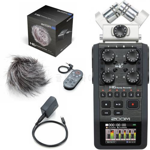 ZOOM H6 + APH-6 Portable Recorder,Zoom H6 Handy Recorder Bundle with Zoom APH-6 Accessory Pack