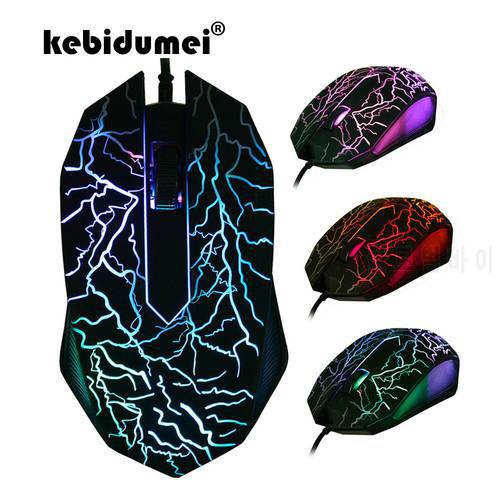 USB Wired Mouse Universal LED Colorful Computer Gaming Mouse Professional Ultra-precise Game For Dota 2 For LOL Gamer 2400 DPI