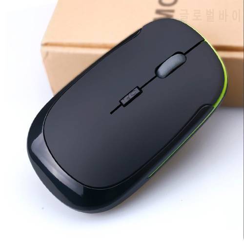 2.4G Wireless Mouse bluetooth mouse Ultra-thin mute Mice Portable USB Receiver Optical Computer Mouse for notebook PC 20j23