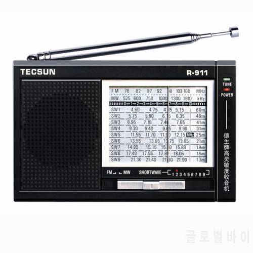 TECSUN R-911 AM/ FM / SM (11 bands) Multi Bands Radio Receiver Broadcast With Built-In Speaker R911 radio