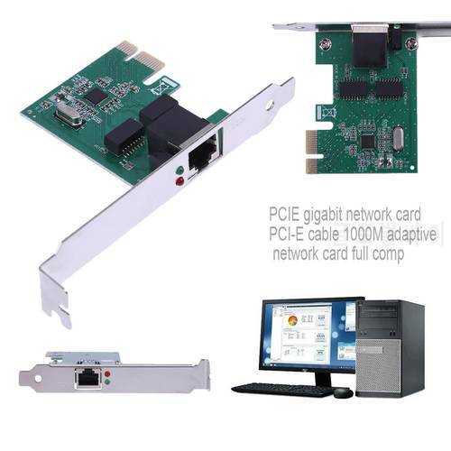 10/100/1000MBps Ethernet PCI Express PCI-E Network Controller Card RJ45 Lan Adapter Converter for BTC Mining