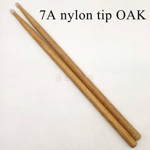 7A Nylon Tip OAK Drum Stick Good Quality 6 Pair
