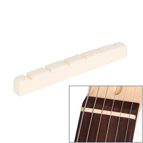 Guitar Part 42mm / 1.65 In Bone Nut For 6 Strings Electric Guitar Stratocaster Tele ST TL Guitar Accessories