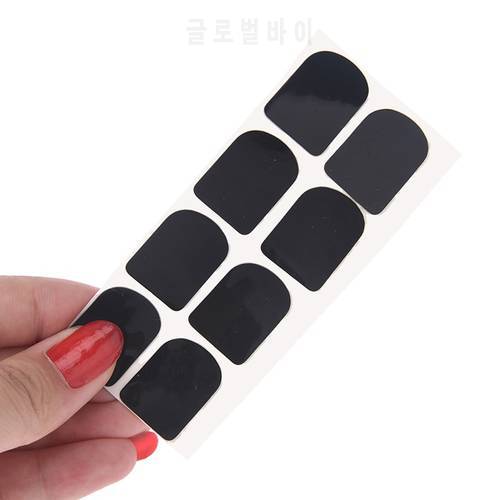 8Pcs/lot Black Rubber Soprano Saxophone Sax Clarinet Mouthpiece Pads Patches Cushions Saxophone Sax Clarinet Accessories 0.8mm