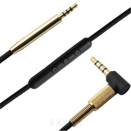 Upgrade Cable For Bose QC25 SoundTrue QC25 Headphones Replacement Cord with Mic Remote Volume Control for iPhone Android