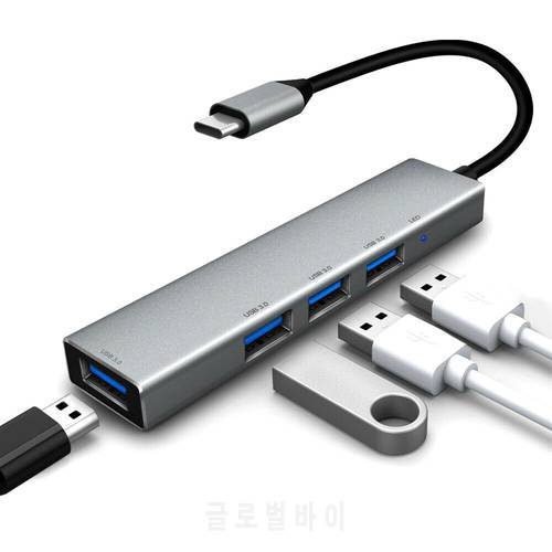 Portable 3.1 Type-C to USB 3.0 Multiple 4 Ports Converter Cable Hub Adapter For Lenovo Yoga 900/920