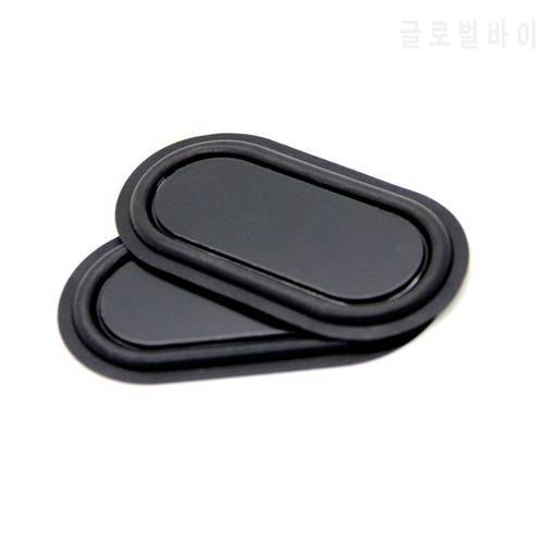 2PCS 88x47mm Track Type Bass Diaphragm Passive Plate Reinforced Bass low Frequency Film Radiator Rubber Diaphragm/88mm*47mm