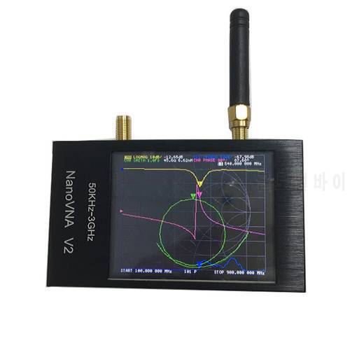 NanoVNA-V2 50k-3G vector network analyzer 2.8 inch HF VHF UHF antenna analyzer
