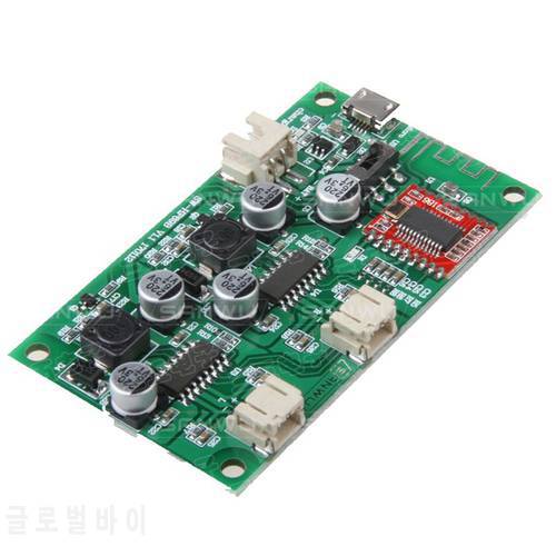 DC 5V/ 3.7V Stereo Amp Bluetooth Audio Receiver 6W+6W Power Amplifier Board 6WX2