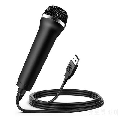 USB Wired Microphone Karaoke Mic for Switch Wii PS4 Xbox PC Computer Condenser Recording Microfone Ultra-wide Microfone