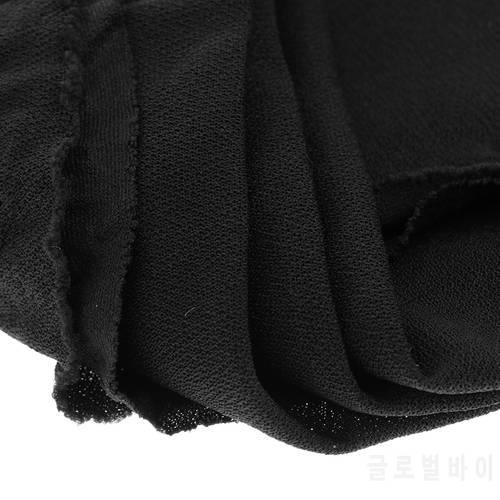 Mesh Speaker Grill Cloth Fabric Dustproof Stereo Audio Grille Cloth Black 170x50cm