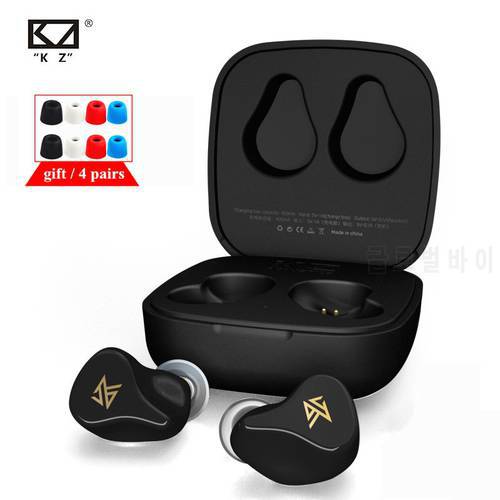 KZ Z1/Z1 PRO Dynamic Driver TWS Bluetooth 5.0/5.2 True Wireless In Ear Earphone Game Noise Cancelling Earbuds Headset KZ S2 S1