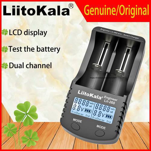 Genuine Liitokala Lii-300 LCD Battery Charger 18650 Charger 3.7V 26650 18650 18350 14500 18500 16340 AA AAA Lithium Battery