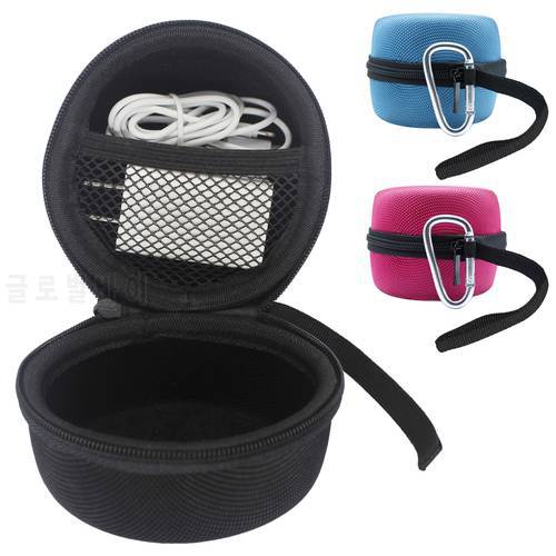 Gosear Portable Waterproof Carrying Storage Case Bag Pouch with Carabiner for Echo Dot 2 Smart Speaker Accessories