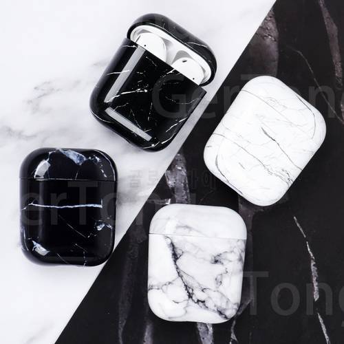 Case For Apple AirPods 2 1 Cover Fashion Hot Marble Pattern Hard PC Earphones Charging Box Case For AirPods Pro 2 1 air pods 1/2