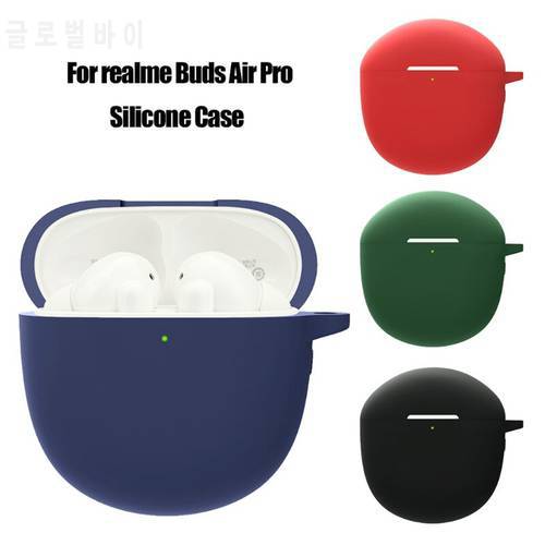 Silicone Protective Cover Anti-fall Earphone Case Shell for realme Buds Air Pro