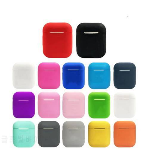 Soft Silicone Case Charging Box Bag For Apple airpods 1/2 case Protective Bluetooth Wireless Earphone Cover For airpods 3 case