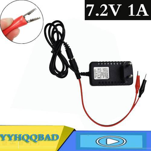7.2V 1A Lead Acid Battery Charger For Car Motorcycle Scooter 6V Lead Acid Battery 7.4V Charger