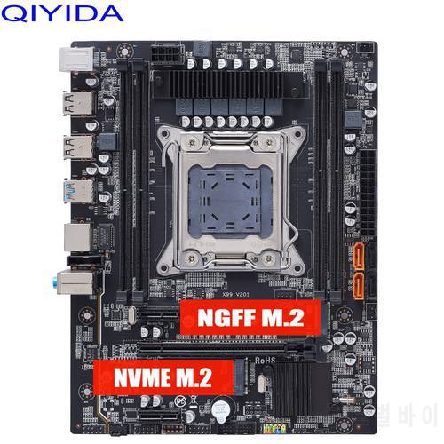 QIYIDA V205 LGA 2011-3 motherboard with M.2 slot Support Four-channel DDR4 Memory SATA3.0 USB3.0