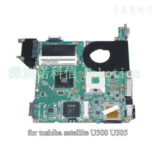 NOKOTION H000019030 PN 08N1-08O5G00 Mainboard For Toshiba satellite U500 U505 Laptop motherboard GM45 DDR2