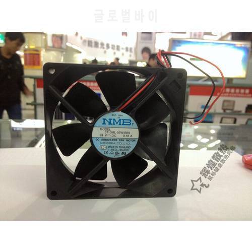 NEW NMB-MAT Minebea 3110ML-05W-B69 9025 24V 0.18A 9CM Frequency converter cooling fan