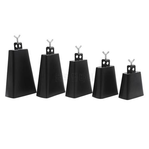 Dragonpad 4/5/6/7/8 Inch Metal Steel Cattlebell Cowbell Personalized Cow Bell Percussion Instruments with Drumstick
