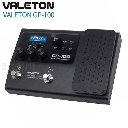 VALETON / GP-100 -Ampero\&39s brother model ultra-compact multi- Effector Processor Loop/Drum，Guitar Bass Pedal with 140