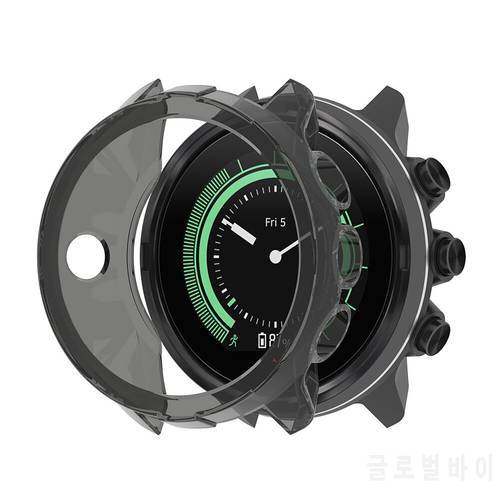 1pc Soft TPU Case Cover Durable Shell Protector Elegant Watch Comfortable Element for Suunto 9 Spartan Sport Wrist HR Baro