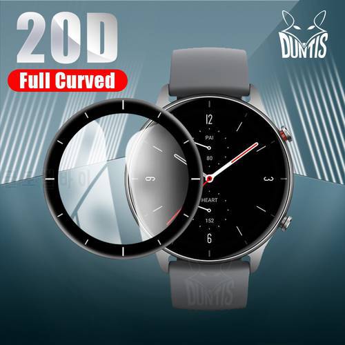 20D Curved Edge Protective film For Huami Amazfit GTR2 2 GTR 2E Smart watch Soft Screen Protector Accessories (Not Glass