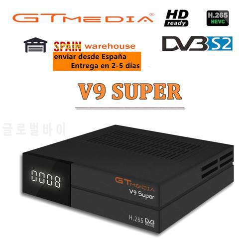 DVB-S2 S2X Tuner GTmedia V7S2X Satellite Receiver Digital TV BOX Decoder 1080P FHD USB WIFI Youtube Spain Freesat V7S HD