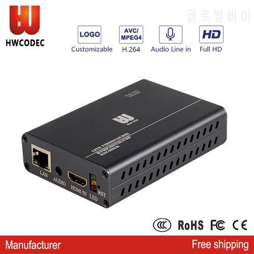 HWCODEC P7 H.264 HDMI Encoder for IPTV RTMP to YouTube Facebook Live Stream 1080P 30fps HDMI Video Encoder