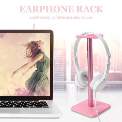 Universal Headphone Desktop Stand Multi-function Lightweight Earphones Holder 230x110x25mm TPU Rubber Wall Hook Mount