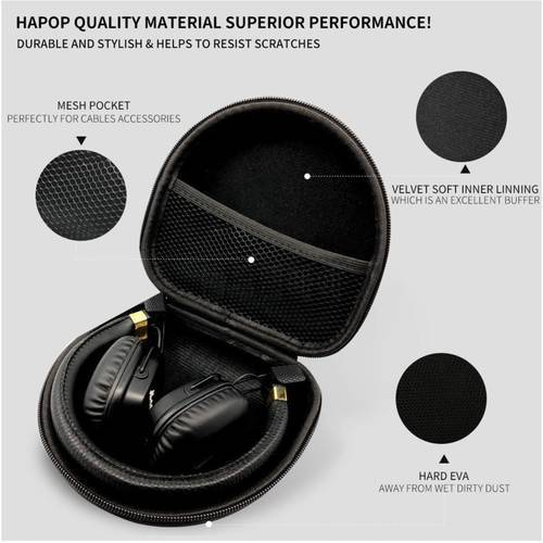 Travel Carrying Case Compatible For Marshall Monitor MIDanc MAJOR III 123 Generation Headphone Storage Box 2yw