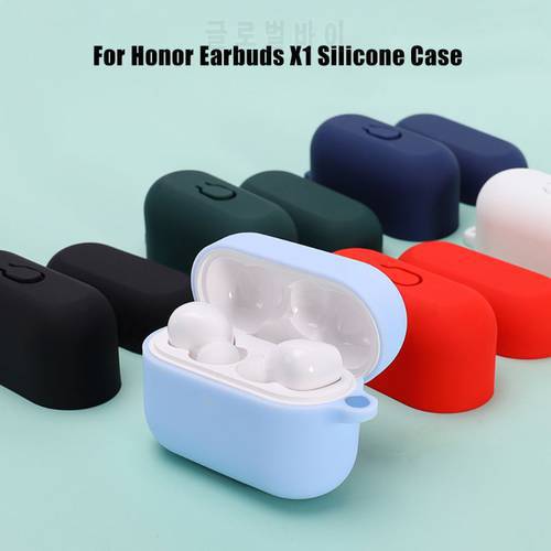 For Honor Earbuds X1 Wireless Earbuds CaseSilicone Protective Cover Sleeve Earphone Cases Accessories Dropship