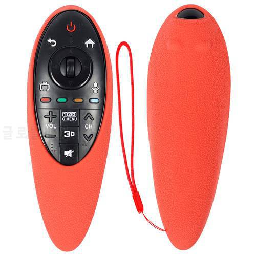 Cover For LG AN-MR500 AN-MR500G Protective Silicone 3D Smart TV Magic Remote Control Case With Lanyard Flexible Shockproof MR500