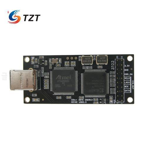TZT USB I2S Digital Interface Board Support DSD512 32bit 384Khz Replacement For Amanero Advanced Version V2