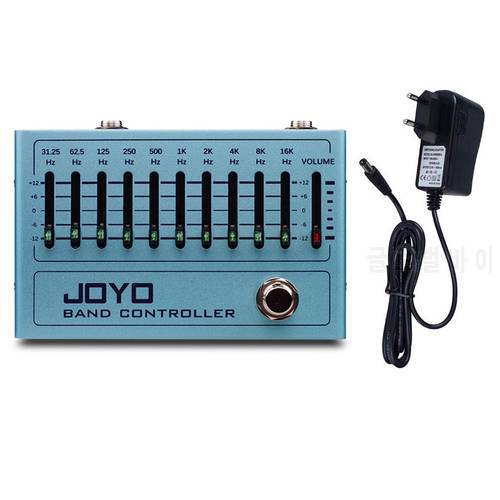 JOYO R-12 BAND CONTROLLER Equalizer Electric Guitar Pedal Effect 10 Band EQ Pedals True Bypass Guitar Bass Accessories