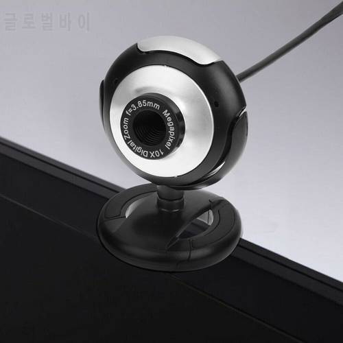 USB Webcam Camera with Mic Night Vision Web Cam For PC Laptop Class 360 Degree Web Cameras for Video Calling Conference Work
