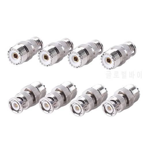 BNC Male Plug To SO239 UHF PL-259 Jack RF Female Coaxial Adapter Cable Connector 34mm