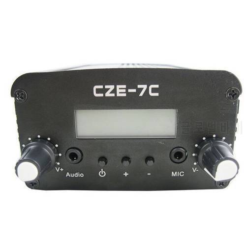 CZE-7C 7w broadcast fm radio transmitter audio broadcasting mini radio station