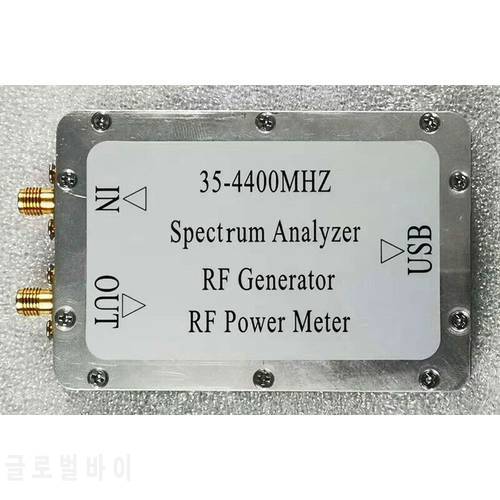 35-4400MHz USB Spectrum Analyzer RF Power Meter Signal Generator Tracking Source