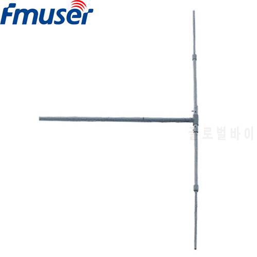 FMUSER DP100 1/2 wave FM Dipole Antenna High gain outdoor Dipole antenna+8 Meter N-SL16 Cable