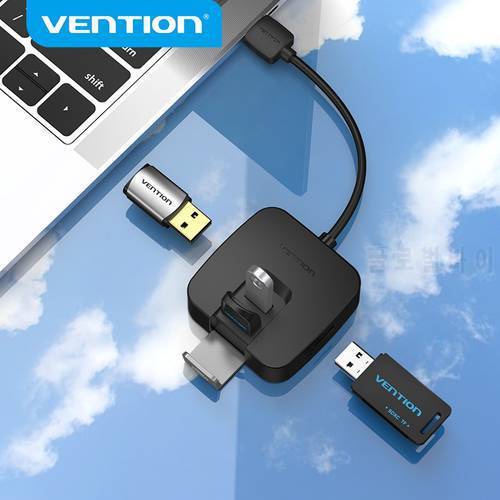 Vention USB Hub 3.0 Multi USB Splitter 4 Port for Laptop USB Flash Drive Mouse Keyboard Xiaomi Adapter USB 3.0 Hub USB 3 0 2.0