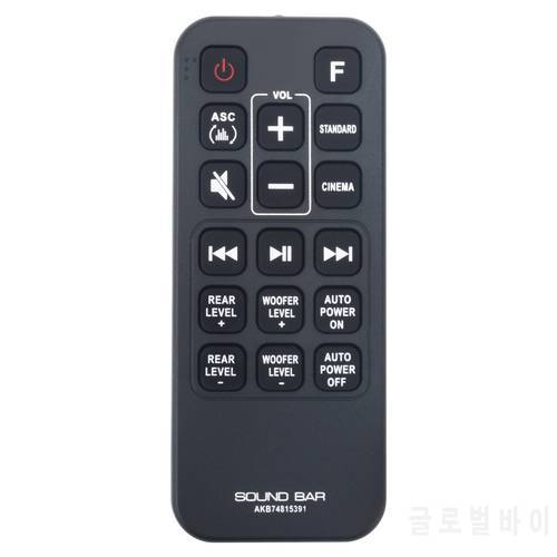 New AKB74815391 replaced remote control fit for LG sound bar