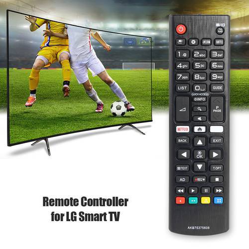 ABS Remote Control Ornaments Household TV Easy Enjoying for LG Smart TV Replacement AKB75375608 HDTV Accessories