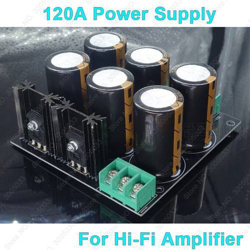 120A Heavy Duty Rectifier Filtering Power Supply PSU Board For Hi-Fi Amplifier Pre-amplifier DIY Projector Class A Amplifier