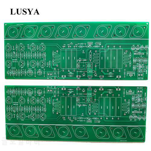 Lusya 2pcs FM711 Power Amplifier Board RCA Single-ended Input Gold Sealed Tube HIFI PCB board T0180
